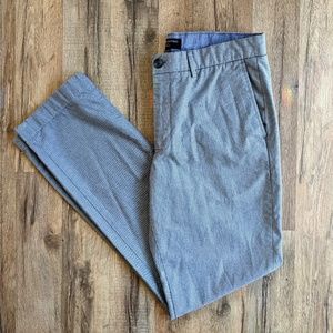 Banana Republic Chinos Aiden Fit Gray Herringbone Men's 32